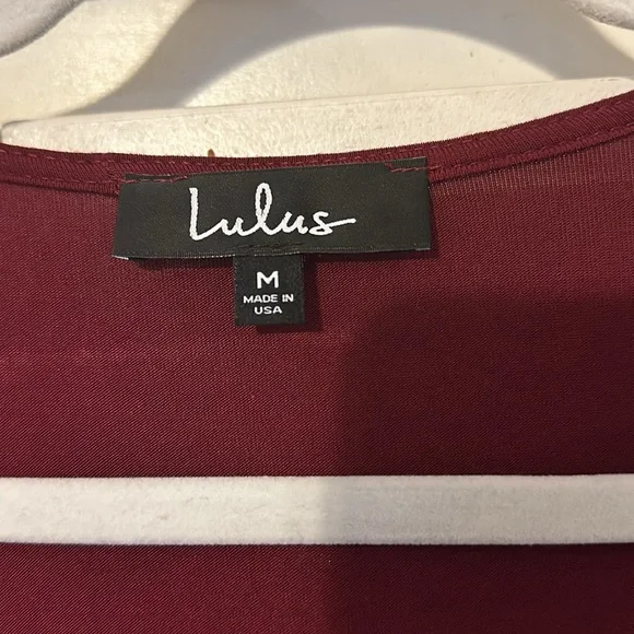 LULUβs Twirl-Worthy Burgundy Wrap Dress - Picture 8 of 9